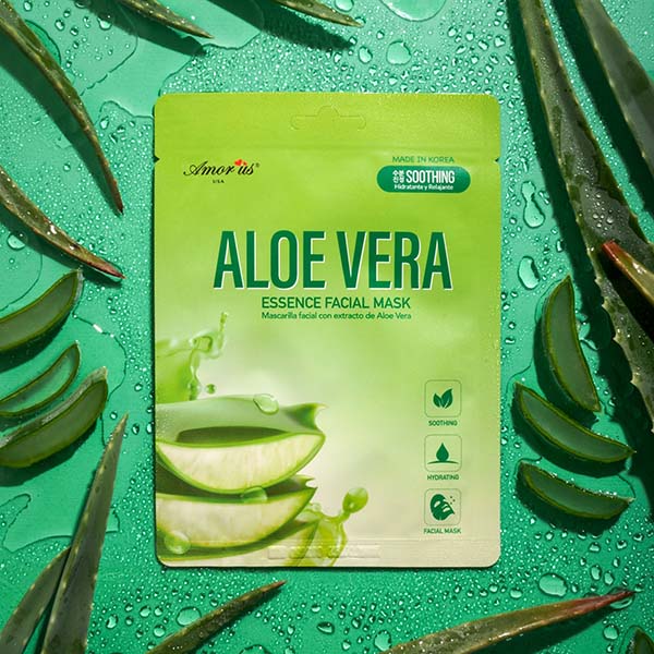 MASCARILLA FACIAL DE ALOE VERA.