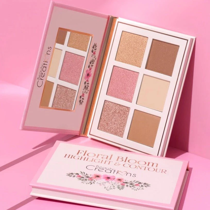 FLORAL BLOOM HIGHLIGHT & CONTOUR KIT (Paleta de contorno e iluminador)