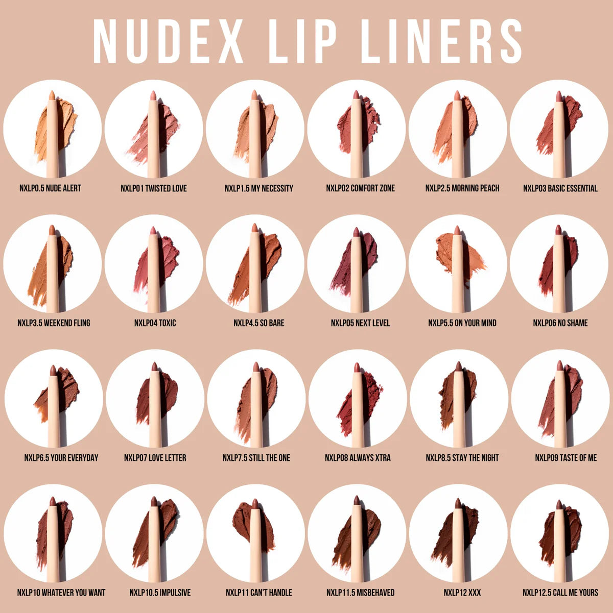 NUDE X LIP LINER (Lapiz delineador de labios)