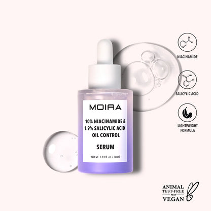 10% NIACINAMIDE & 1.9% SALICYLIC ACID OIL CONTROL SERUM (suero hidratante para piel grasa)