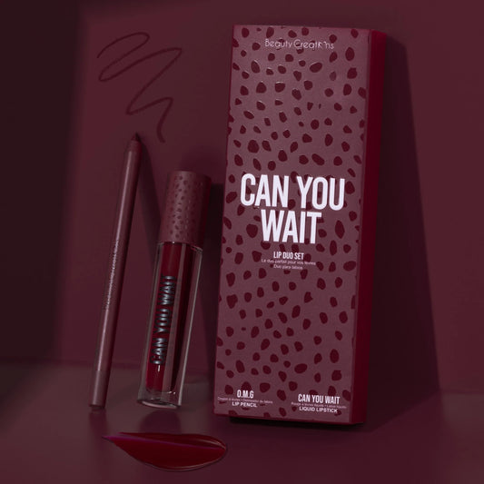 LIP KIT CAN  YOU WAIT (Set de labios)