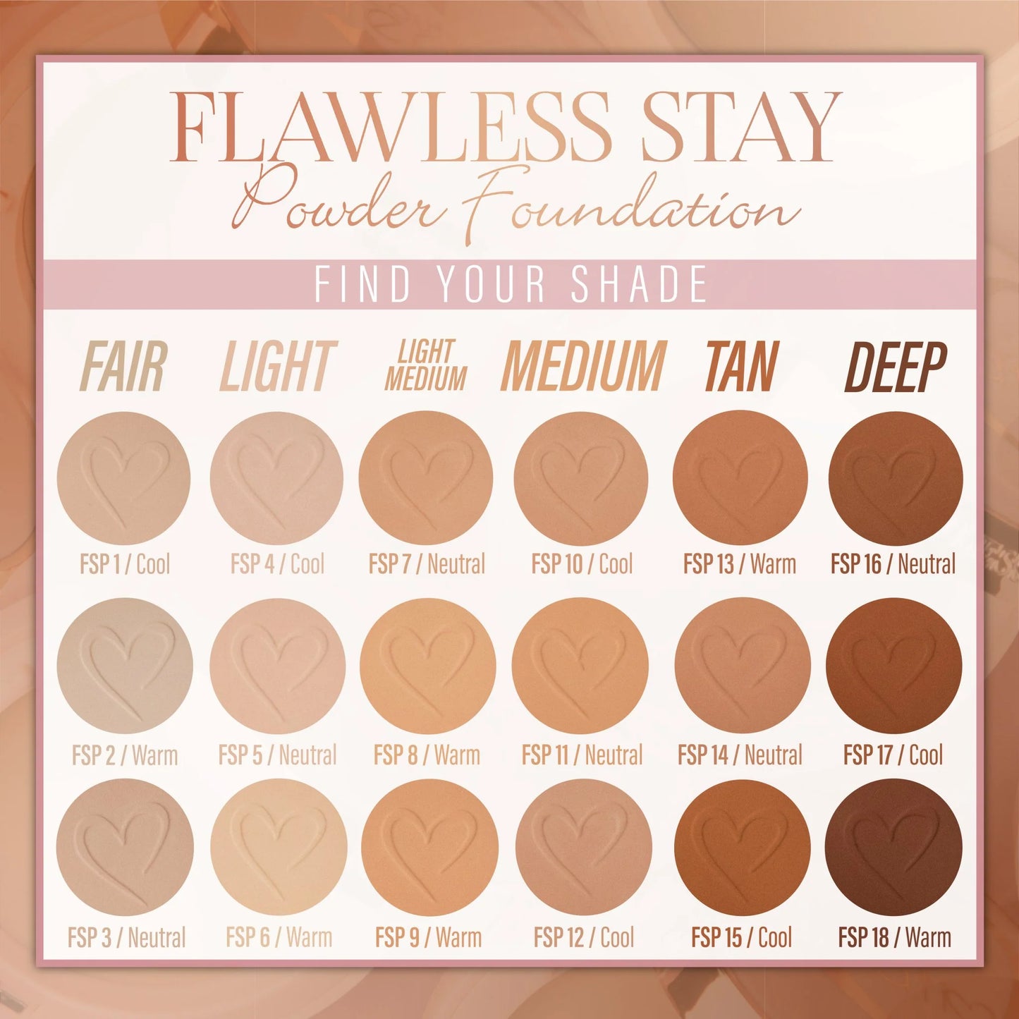 FLAWLESS STAY POWDER FOUNDATION (Base en polvo)